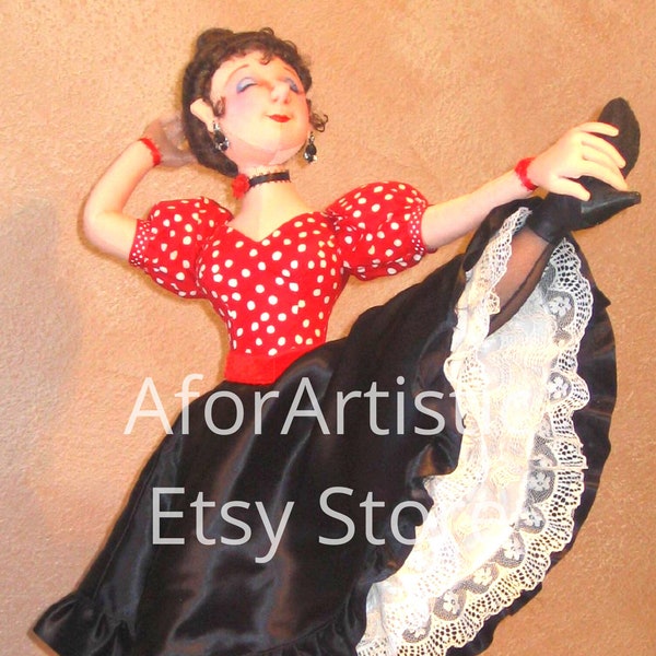 E-Pattern - Le Danseur Can-Can/Saloon Girl Costume par Arley Berryhill