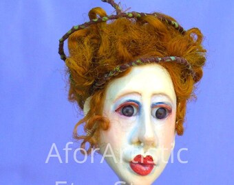 E-class Chelsea Cheeks by Linda Hollerich Paper Clay Artist | Etsy