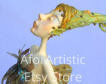 E-Class - Essence of Seahorse by Linda Hollerich, Paper Clay Artist