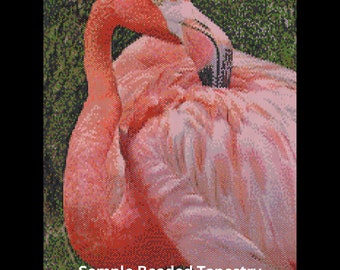 Beaded Tapestry Flamingo EPattern by Adele Sciortino, Photographer/Graphic Designer