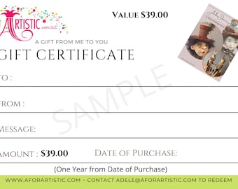 Gift Certificate pdf download - 39.00 Ankie Daanen Ebook