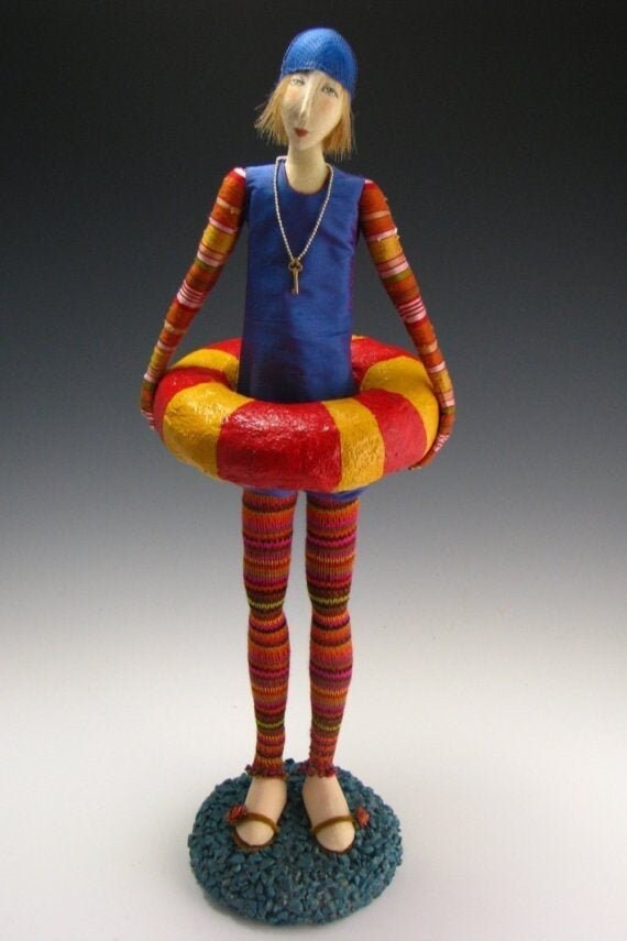 Cloth Art Doll Pattern//Class Tutorial /"October Morn/" By Cindee Moyer