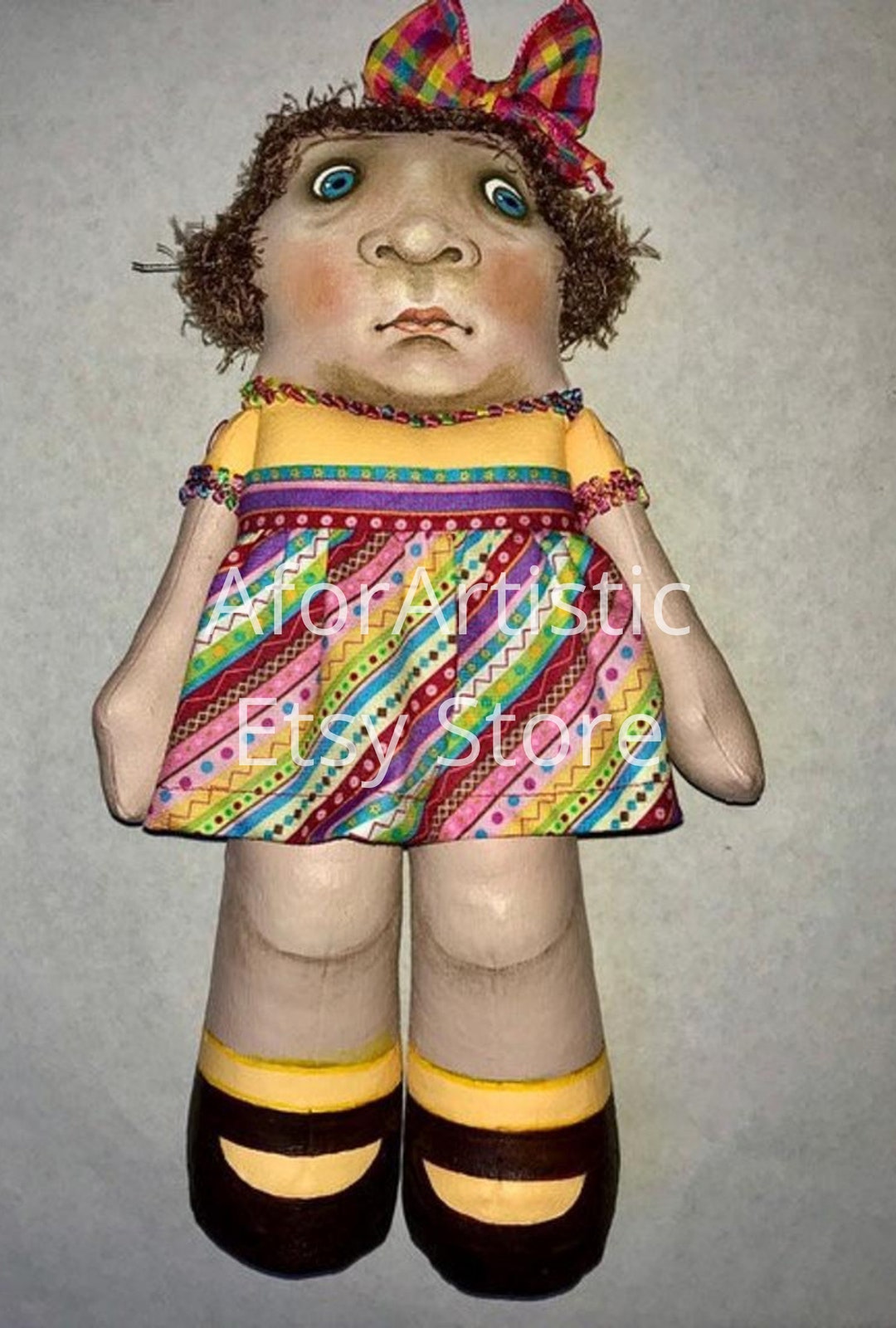 E-pattern - Goofy Girl by Donna May Robinson, NIADA Artist