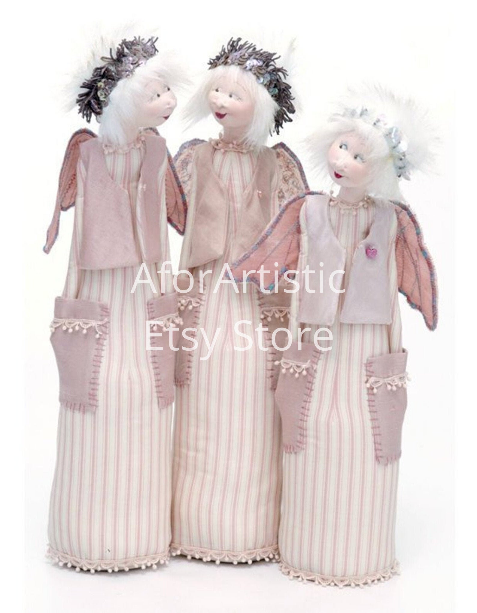 Epattern Dot the Pocket Angel by Jill Maas Etsy