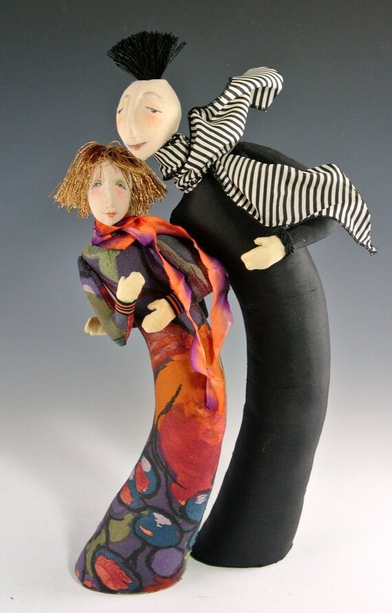 Paper *NEW* Cloth Art Doll Pattern /"Dippin/' Dottie/" By Cindee Moyer