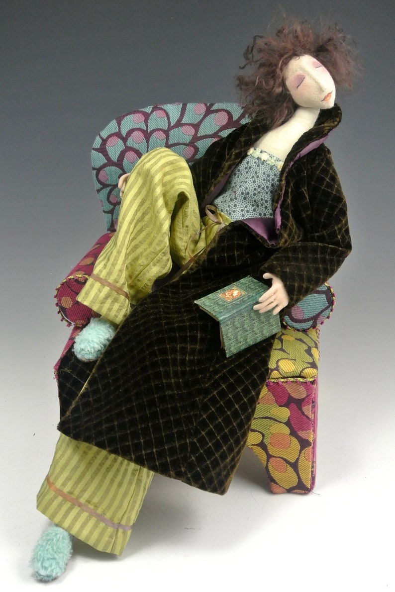 Paper *NEW* Cloth Art Doll Pattern /"Dippin/' Dottie/" By Cindee Moyer
