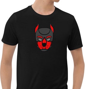 Red Pup Hood Short-Sleeve T-Shirt