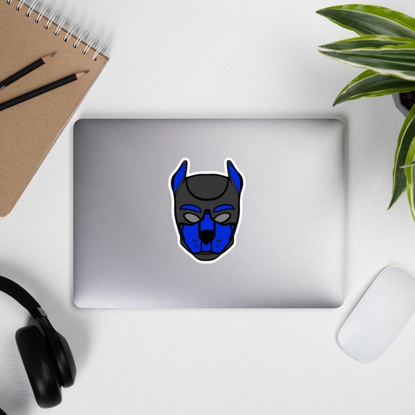 Blue Pup Hood sticker