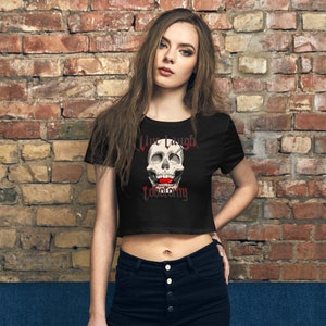Live Laugh Lobotomy Women’s Crop Tee