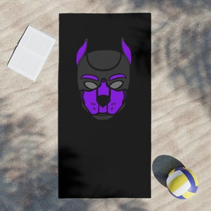 Purple Pup Beach Towels