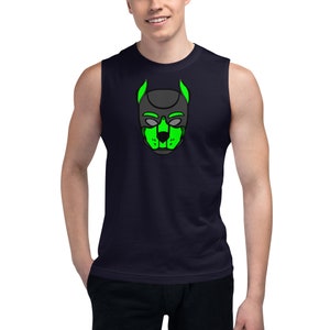 Lime Pup Muscle Shirt