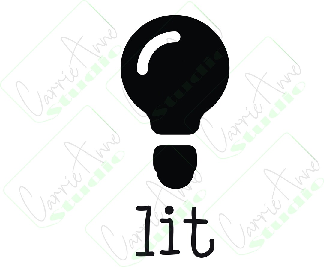 Lit Logo Vector File Lit SVG - Etsy