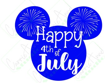 Mickey 4th of July SVG