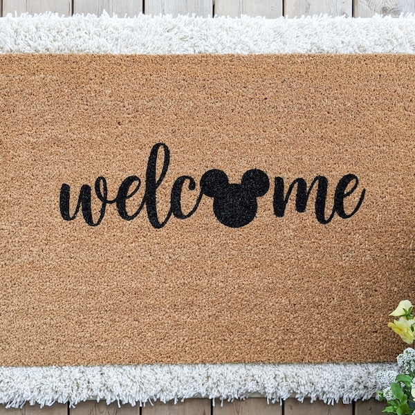 Mickey Mouse Mat Etsy