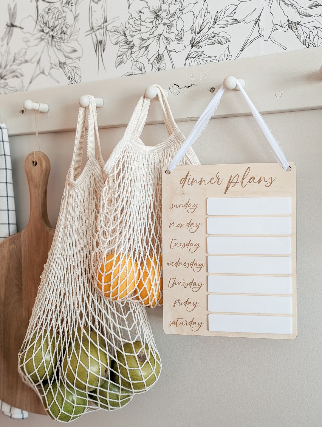 Meal Plan Board | Whiteboard Meal Plan | What's for Dinner Board ...