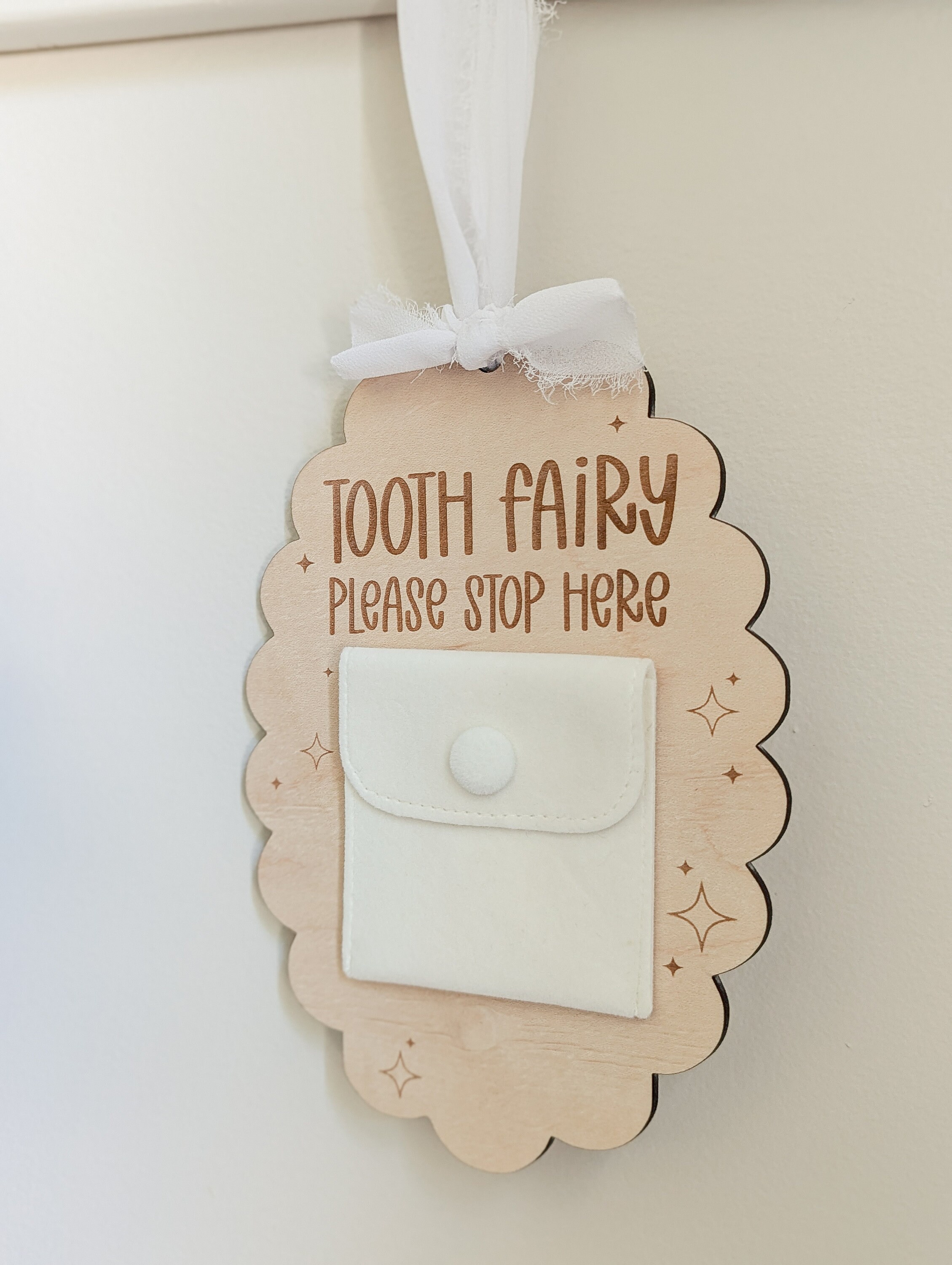 Tooth Fairy Door Hanger | Tooth Fairy Pouch | Tooth Holder | Tooth ...