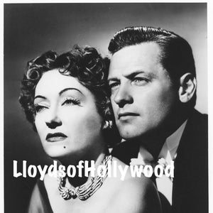 Gloria Swanson William Holden  Sunset Boulevard Doomed Screen Lovers  Photograph  1950