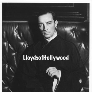 Buster Keaton Handsome Portrait of The Silent Film Star  Photograph