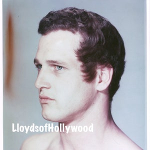 Paul Newman Handsome Actor The Silver Chalice  Hair Test Studio Photograph 1954