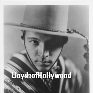 Rudolph Valentino Silent Film Star Four Horsemen of Apocalypse 100 Years Ago Photograph 1921