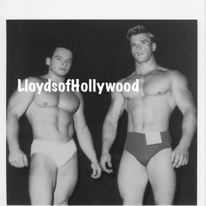 Vic Seipke Tim Sweeney Physique  Bodybuilder  Contest  Candid Photograph 1954