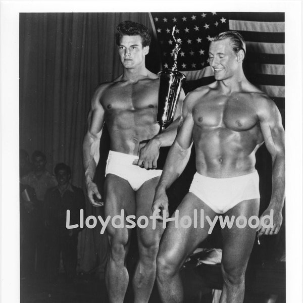 Steve Reeves   Hunks In Trunks Contest  Beefcake Photograph  1948