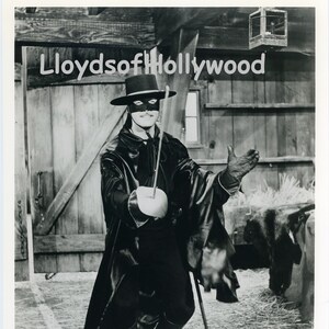 Guy Williams Zorro  The Fox  Sword Fight Photograph 1958
