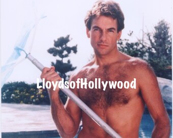 Mark Harmon Pre NCIS Star Handsome Actor Hunk Pool Boy Candid   Photograph