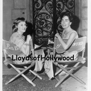 Bette Davis  Joan Crawford On Set  Whatever Happened To Baby Jane?  Photograph 1962