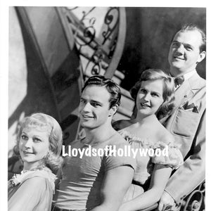 Marlon Brando Vivien Leigh Karl Malden Kim Hunter Streetcar Named Desire Cast Photograph  1951