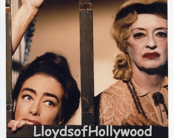 Joan Crawford Bette Davis  Whatever Happened To Baby Jane? Rare Color Photograph 1962