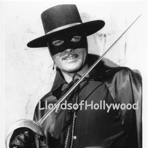 Guy Williams Zorro The Fox TV Action Hero Photograph 1958