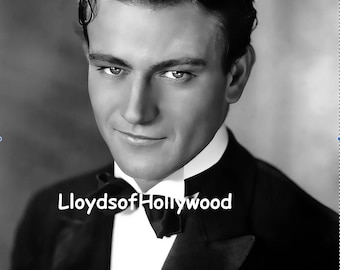 John Wayne Handsome Actor American Legend In Black Tie Studio Photograph 1932