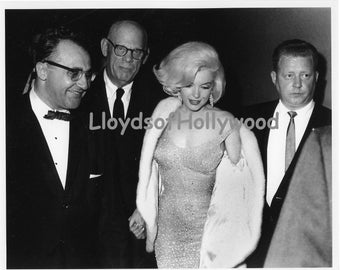 Marilyn Monroe With Her Father In Law A Miller Sr  JFK Birthday Party  Photograph 1962