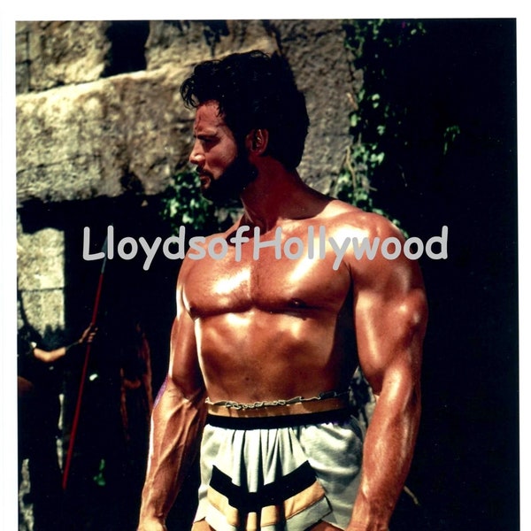 Steve Reeves Muscle Hunk Icon Hercules Scene Photograph 1959