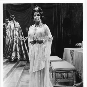 Elizabeth Taylor Cleopatra   Hair Dressing  Dept On Barge  Costume Test Photograph 1962