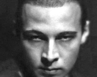 Rudolph Valentino Latin Lover Silent Film Star Last Known Picture Taken of Him The Trance Photograph  1926