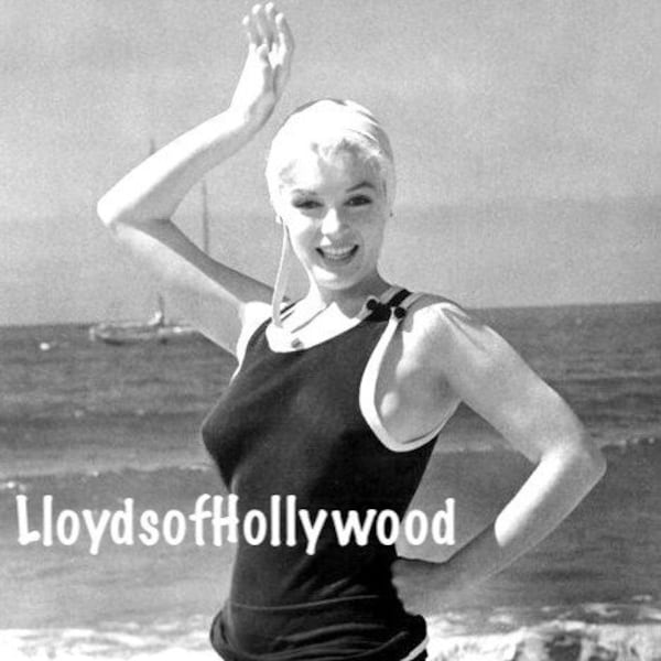 Marilyn Monroe In Bathing Suit At Beach Del Coronado Hotel Fun In Sun  Some Like It Hot  Rare Candid  Photograph 1959