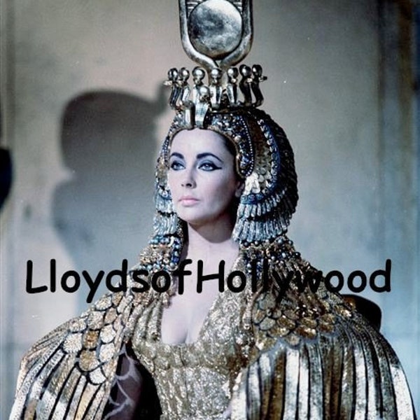 Elizabeth Taylor Cleopatra The Entrance into Rome Gold Costume Test Photograph 1962