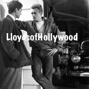 Sal Mineo James Dean Private Conversation On Set  Rebel Without A Cause Photograph 1955