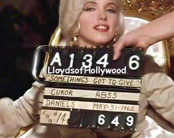 Marilyn Monroe  Beautiful on Set of Doomed Film Something's Got to Give Rare Test Photograph 1962