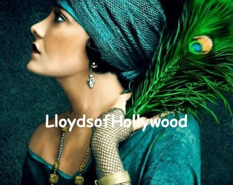 Gloria Swanson Hollywood Glamour Muto Star del Cinema Fotografia 1922