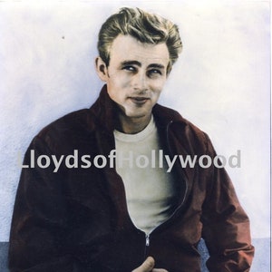 James Dean Rebel Without A Cause  Red Jacket Wardrobe Test Photograph 1955