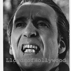 Christopher Lee  Taste The Blood Of Dracula Gothic Vampire Horror Photograph 1970