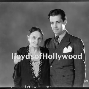 Ramon Novarro  Silent Film Star With Fan who won Contest  Photograph 1923