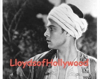 Rudolph Valentino Estrella de cine mudo The Sheik Photograph 1921