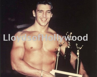 Mickey Hargitay Bodybuilder Mr Universe Oettinger Beefcake  Mid-Century  Photograph  1955