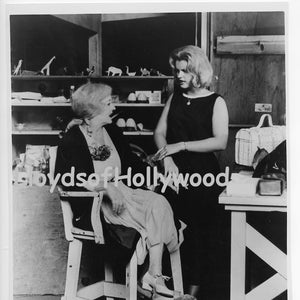 Bette Davis On Set With Daughter B.D. Hyman Whatever Happened To Baby Jane? Photograph 1962
