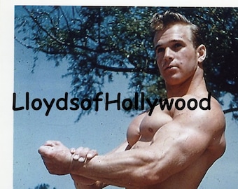 Vic Seipke  Bodybuilder Mid-Century Physique Icon Classic Beefcake Art Photograph  1952
