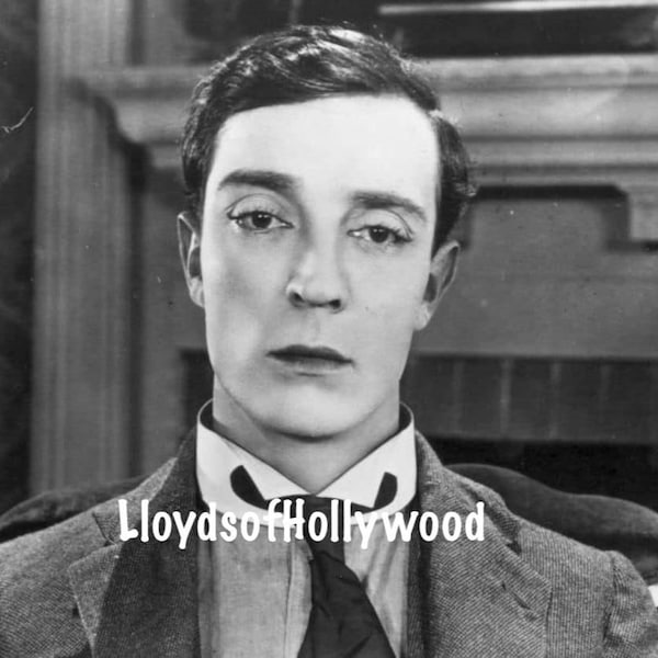 Buster Keaton  Silent Film Star Actor Master of Comedy Early Sad Expression Photograph 1920